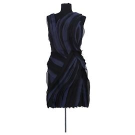 Robe Lanvin en soie noire Noir