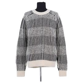 Pull Saint Laurent en laine blanc Blanc