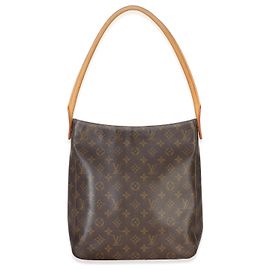 Louis Vuitton Monogram Canvas Looping GM Marrom