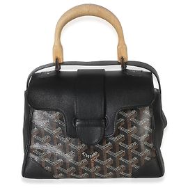 Goyard Toile Goyardine noire Saigon Souple Mini Noir