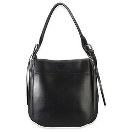 Borsa Prada City Small Margit in pelle di vitello nera Nero