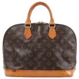 Bolsa Louis Vuitton Alma PM em Canvas Monogram marrom M51130 Marrom