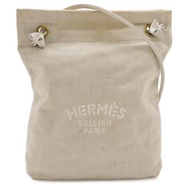 Bolsa de Ombro Hermès Sac Aline PM Branco Outro