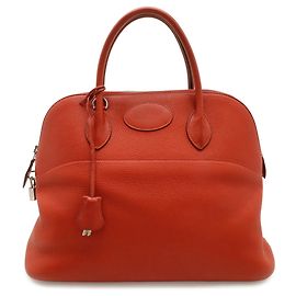 Hermès Hermes Bolide 35 Handbag Tote Bag Red