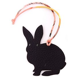 Hermès Hermes Petit H Handbag Charm Black Purple
