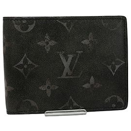 Portafoglio Louis Vuitton Portefeuille Slender Bi-fold Nero