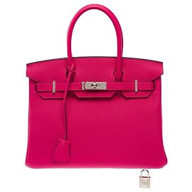 Hermès Borsa HERMES Birkin 30 in Pelle Rosa - 103746 Rosa