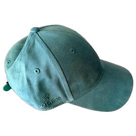 Gorra Rolex de algodón verde Verde