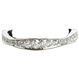 Anel Wave em platina com pavé HARRY WINSTON Outro