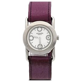 Hermès Barenia Ronde BR1.210 Armbanduhr aus Edelstahl mit Quarzwerk Andere