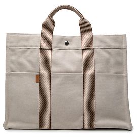 Hermès Beige Canvas Fourre Tout MM Beige