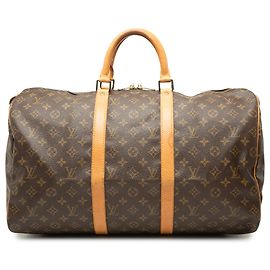 Louis Vuitton Brown Monogram Keepall 50 Brown