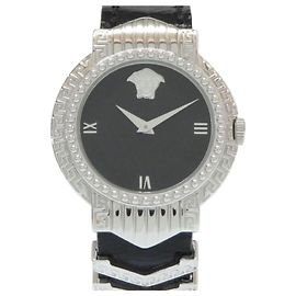 Relógio Gianni Versace Signature Preto Hardware prateado