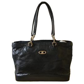 Céline Sac cabas Celine en cuir noir Noir