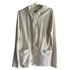 Munthe Plus Simonsen Veste blanche à fermeture éclair PLU Blanc