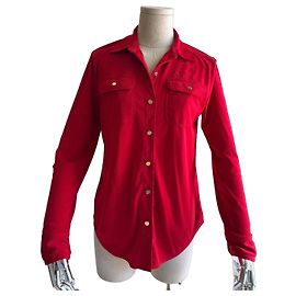 Autre Marque Lauren Ralph Lauren Rotes Button-Up-Hemd Rot