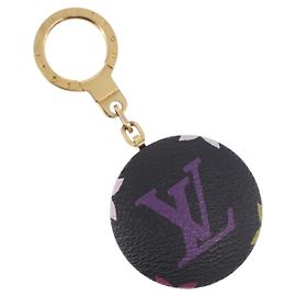 LOUIS VUITTON Monogram Multicolor Astropill Porte-clés Noir M51912 Auth 191606 Noir