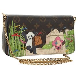 LOUIS VUITTON Monogram Vivienne Pochette Felice Bag M80992 LV Auth 190096SAM Monogramma