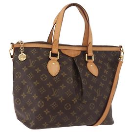 LOUIS VUITTON Monogram Palermo PM Tote Bag M40145 LV Auth ka5171A Monogramm