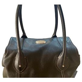 Lancel Borsa in pelle granulata nera Nero