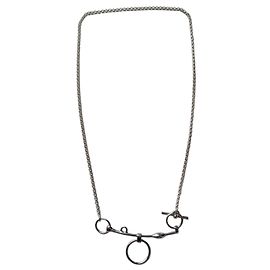 Collana Mors de Bride in argento Hermès Argento