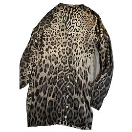 Dolce & Gabbana Cardigan Imprimé Léopard Imprimé léopard
