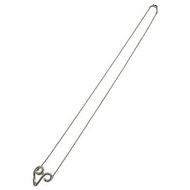 Tiffany & Co Tiffany Vintage Zodiac Halskette - Aries Motiv Silber