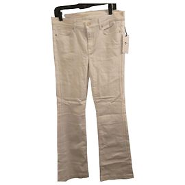 7 For All Mankind Jeans flare bianchi Bianco