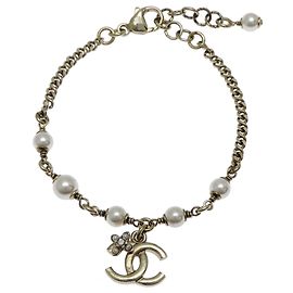 Chanel Coco Mark Perlen-Charm-Armband Andere