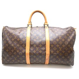 Sac Boston Louis Vuitton Keepall 55 Marron