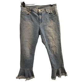 Vaqueros Michael Kors con Volantes Azul