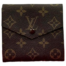 Cartera tríptico Louis Vuitton Monogram Castaño