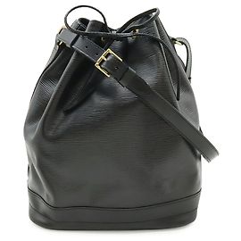 Sac à épaule Louis Vuitton Epi Noe Noir