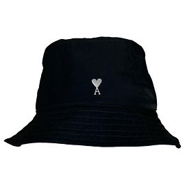 AMI Paris Gorra Bucket Logo Negro