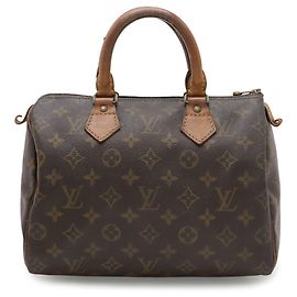 Bolso Louis Vuitton Monogram Speedy 25 Castaño
