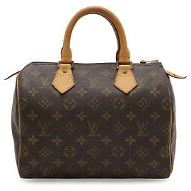 Louis Vuitton Monogram Speedy 25 Handtasche Braun