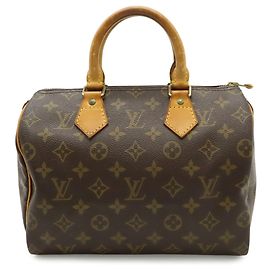 Bolso Louis Vuitton Monogram Speedy 25 Castaño