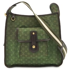 Borsa a Spalla Louis Vuitton Monogram Mini Buzas Marie Kate Verde Cachi Monogramma