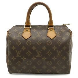 Sac à main Louis Vuitton Monogram Speedy 25 Marron