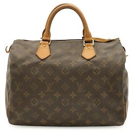 Borsa Louis Vuitton Monogram Speedy 30 Marrone