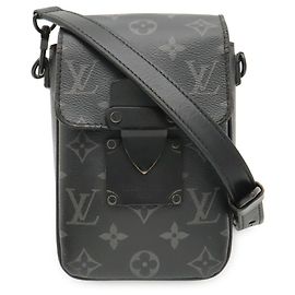 Sac à l'épaule Louis Vuitton Monogram Eclipse Marron Noir Monogramme
