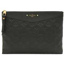 Clutch Louis Vuitton Monogram Empreinte Daily Pouch Nero Monogramma