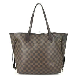 Bolsa Louis Vuitton Damier Neverfull MM Marrom Outro Damier ebene