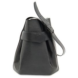 Borsa a Spalla Louis Vuitton Epi Sac Depaule PM Nero