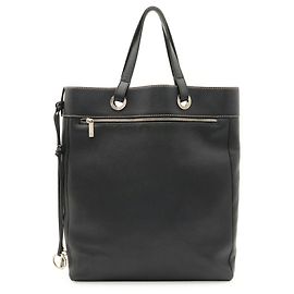 Loewe Leather Tote Bag Black