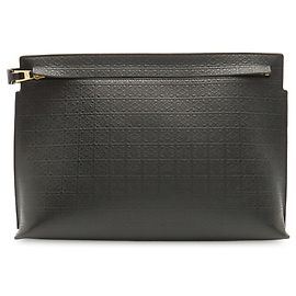 Loewe Repeat Anagram T Pouch Clutch Bag Black