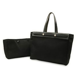 Bolsa Tote Hermès Herbag Cabas GM Preto