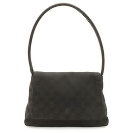 Borsa a Spalla Gucci GG Canvas Nero