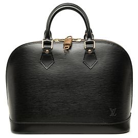 Louis Vuitton Alma PM en cuir Epi noir Noir