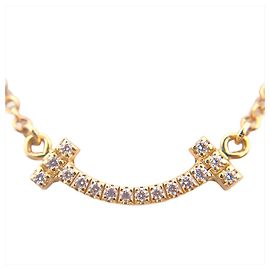 Collier T Smile Mini Tiffany & Co. Doré